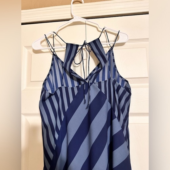 Abercrombie + Fitch Blue Stripped Dress - Picture 3 of 4